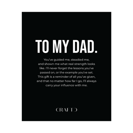 To My Dad