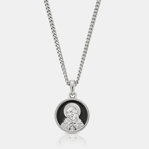 Enamel Jesus (Silver)
