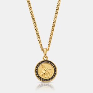 Enamel St Michael (Gold)