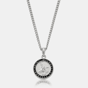 Enamel St Michael (Silver)