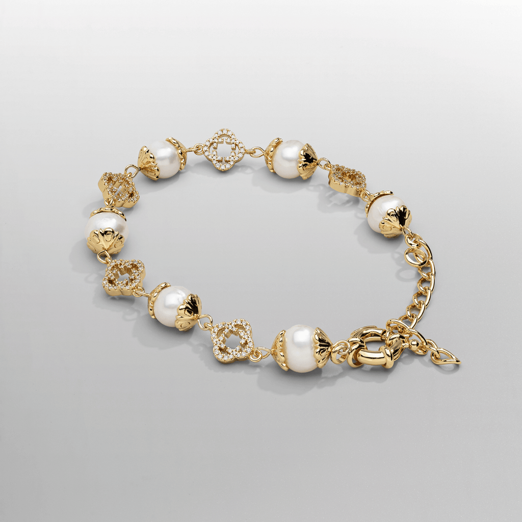 Filigree Real Pearl Bracelet