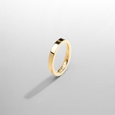 Flat Band Ring (Gold) 3mm