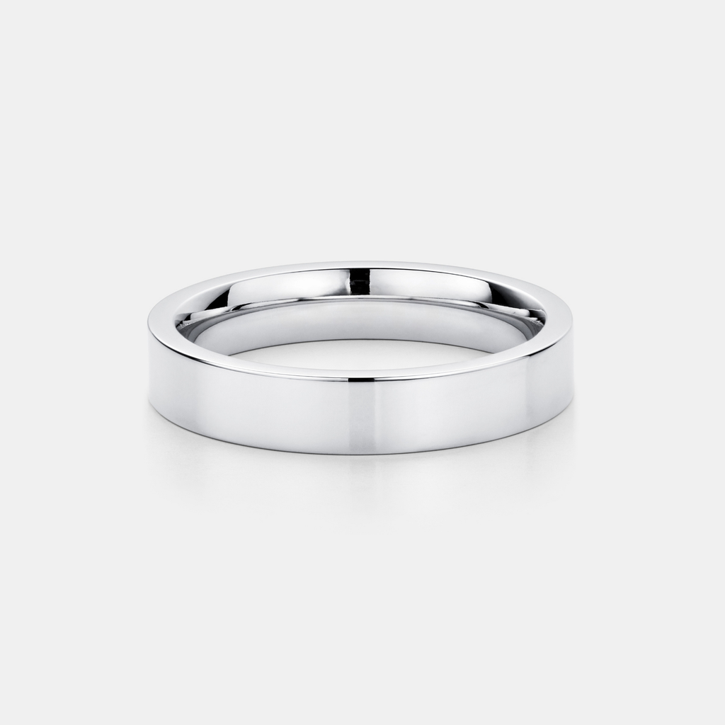 送料関税込【CRAFTD London】FLAT BAND RING 5mm Gold Silver Flat Band Ring (Silver) 5mm