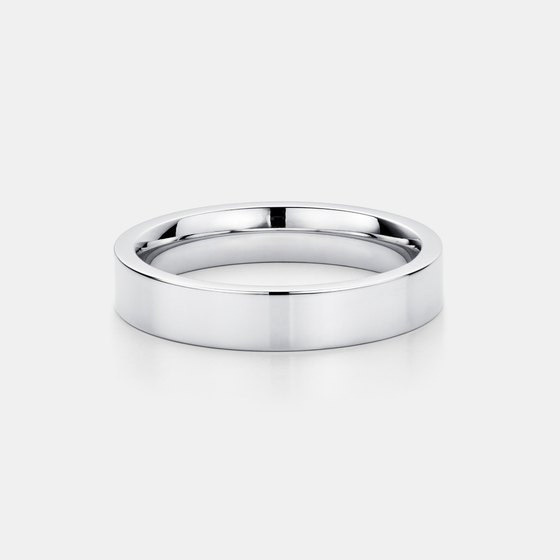 Flat Band Ring (Silver) 5mm