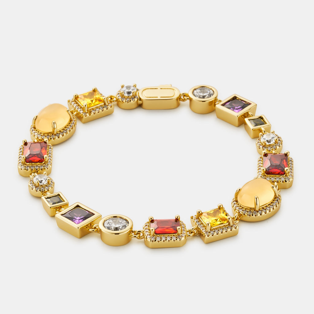 Gemstone Bracelet (Gold)