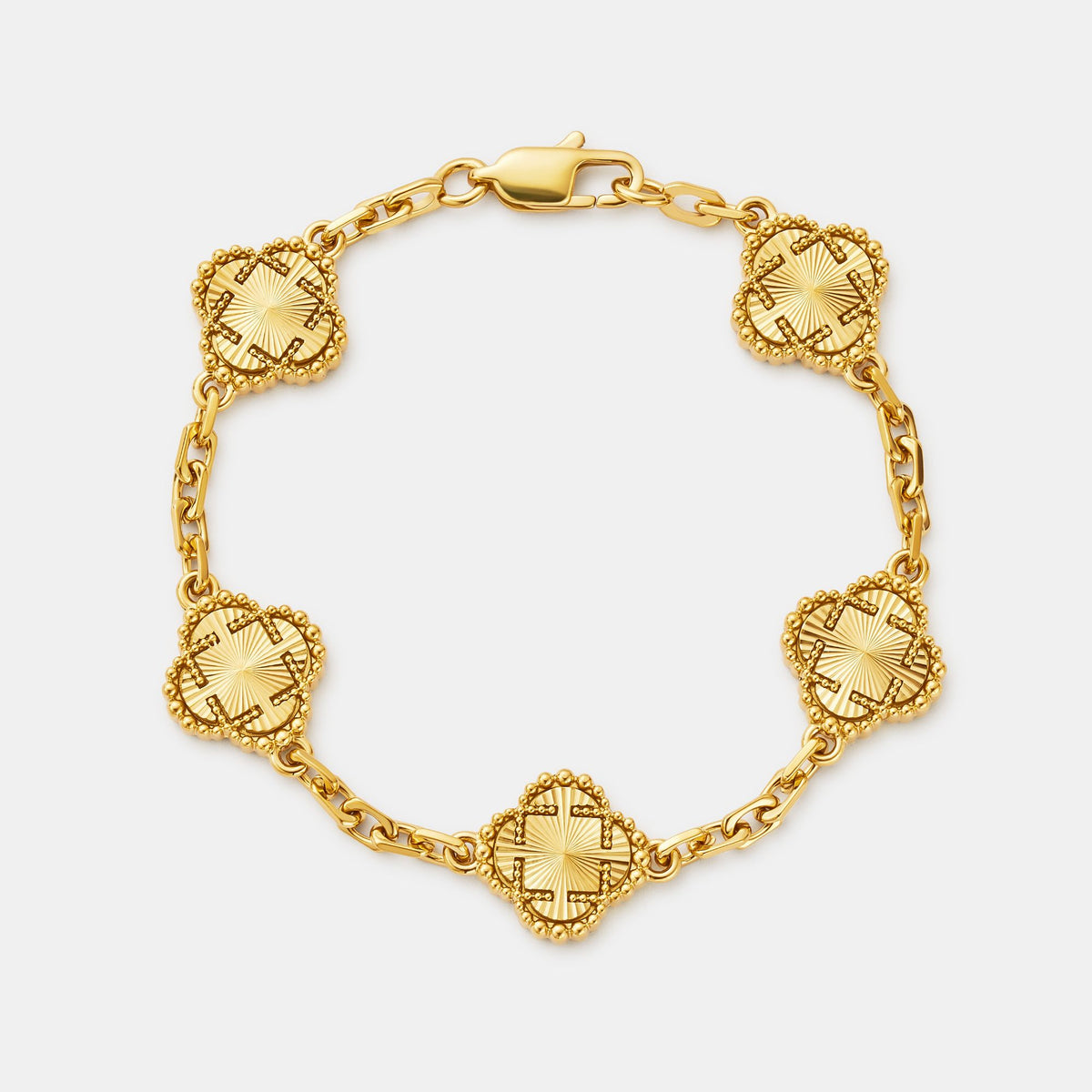 Clover Bracelet (Gold)