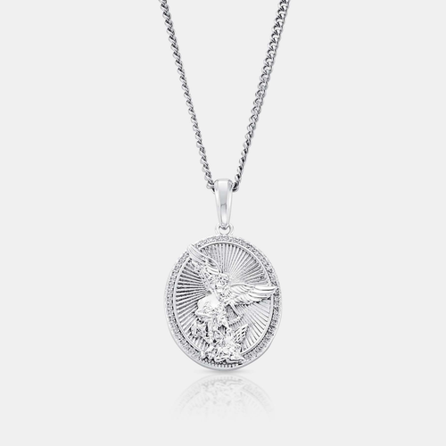 Iced St Michael (Silver)