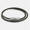Black Leather Wrap Bracelet