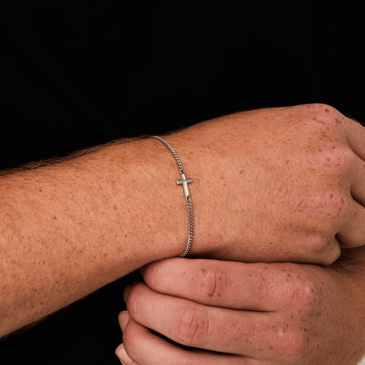 Cross Bracelet (Silver)