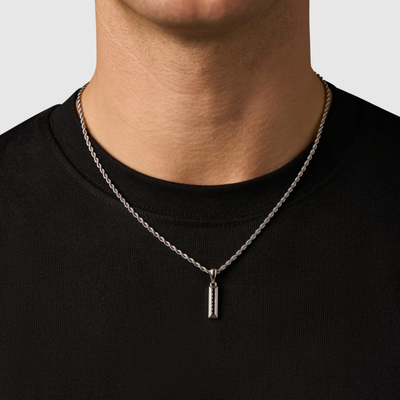 Mini Onyx Stone Totem (Silver)