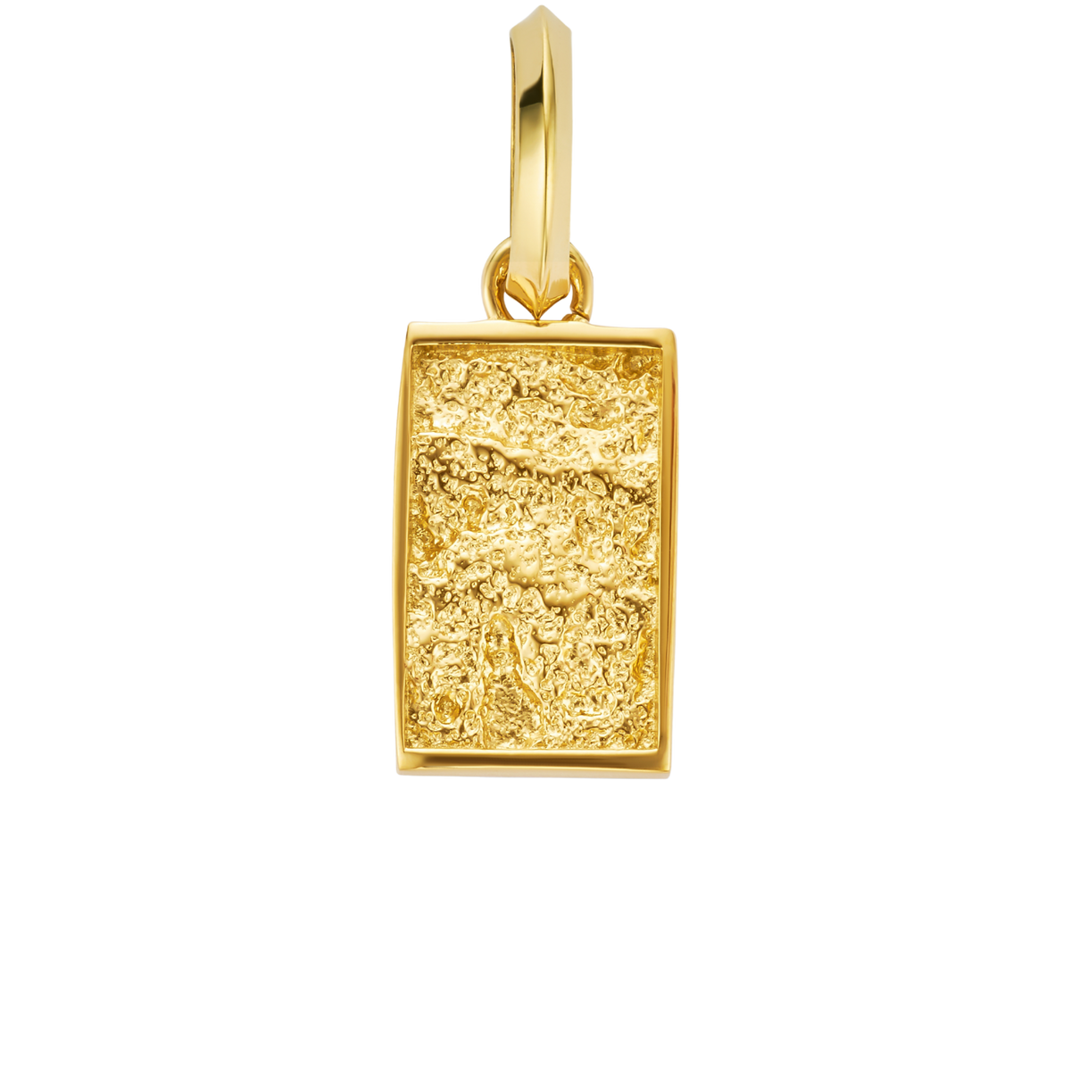 Mini Square Stone (Gold)