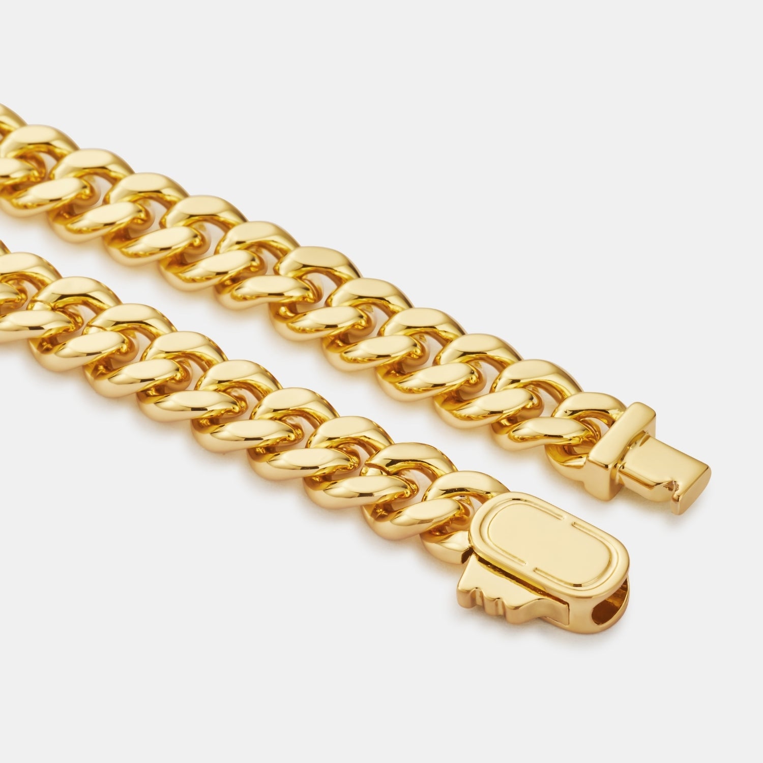Onyx Cuban Bracelet (Gold) 6mm