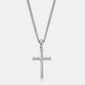 Rope Cross (Silver)