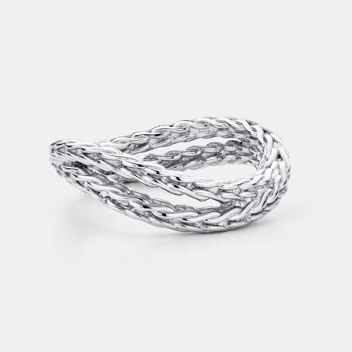 『CRAFTD London』Rope Ring Silver リング Rope Ring (Silver)