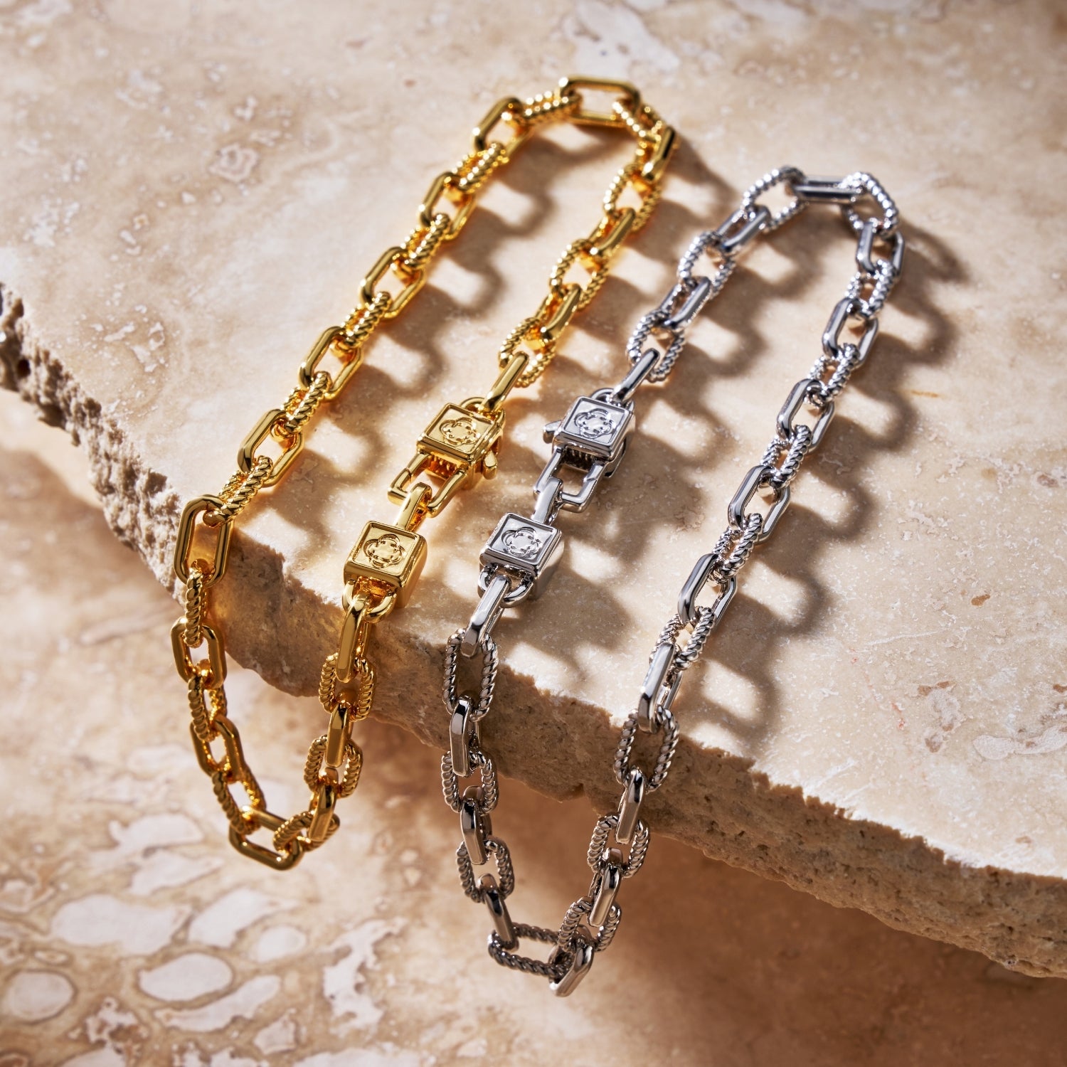 Rope Link Bracelet (Gold)