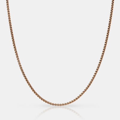 Box Chain (Rose Gold) 2mm