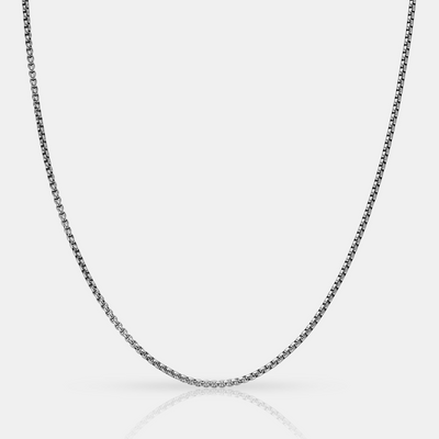 Round Box Chain (Silver) 2mm