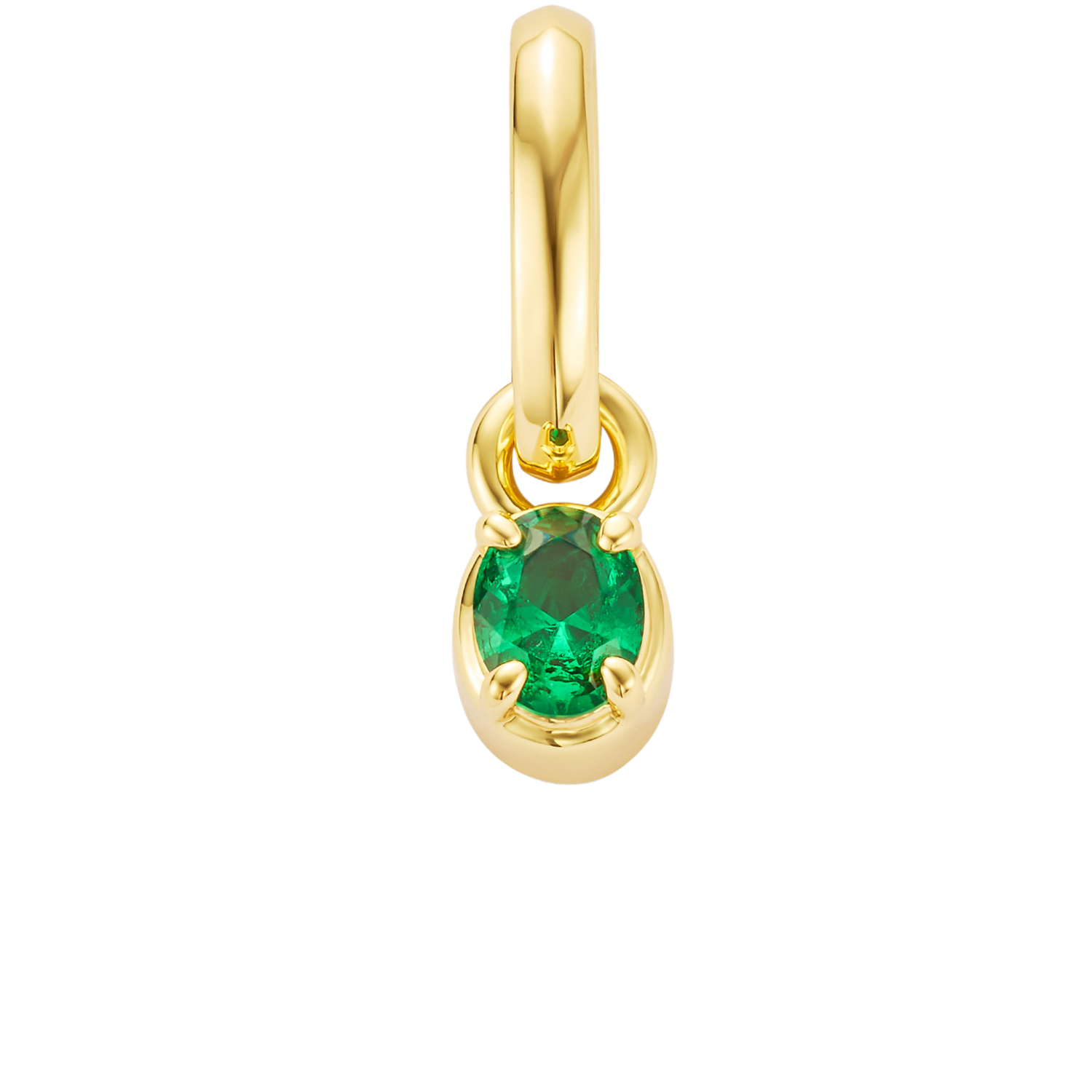 Mini Emerald Gemstone (Gold)