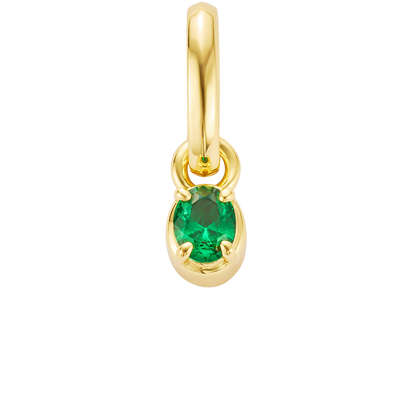 Mini Emerald Gemstone (Gold)