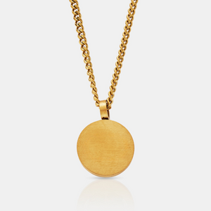 Round Totem Pendant (Gold)