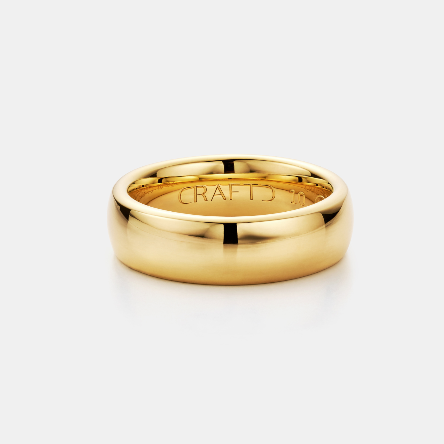 Rounded Ring (18ct Gold) 7mm