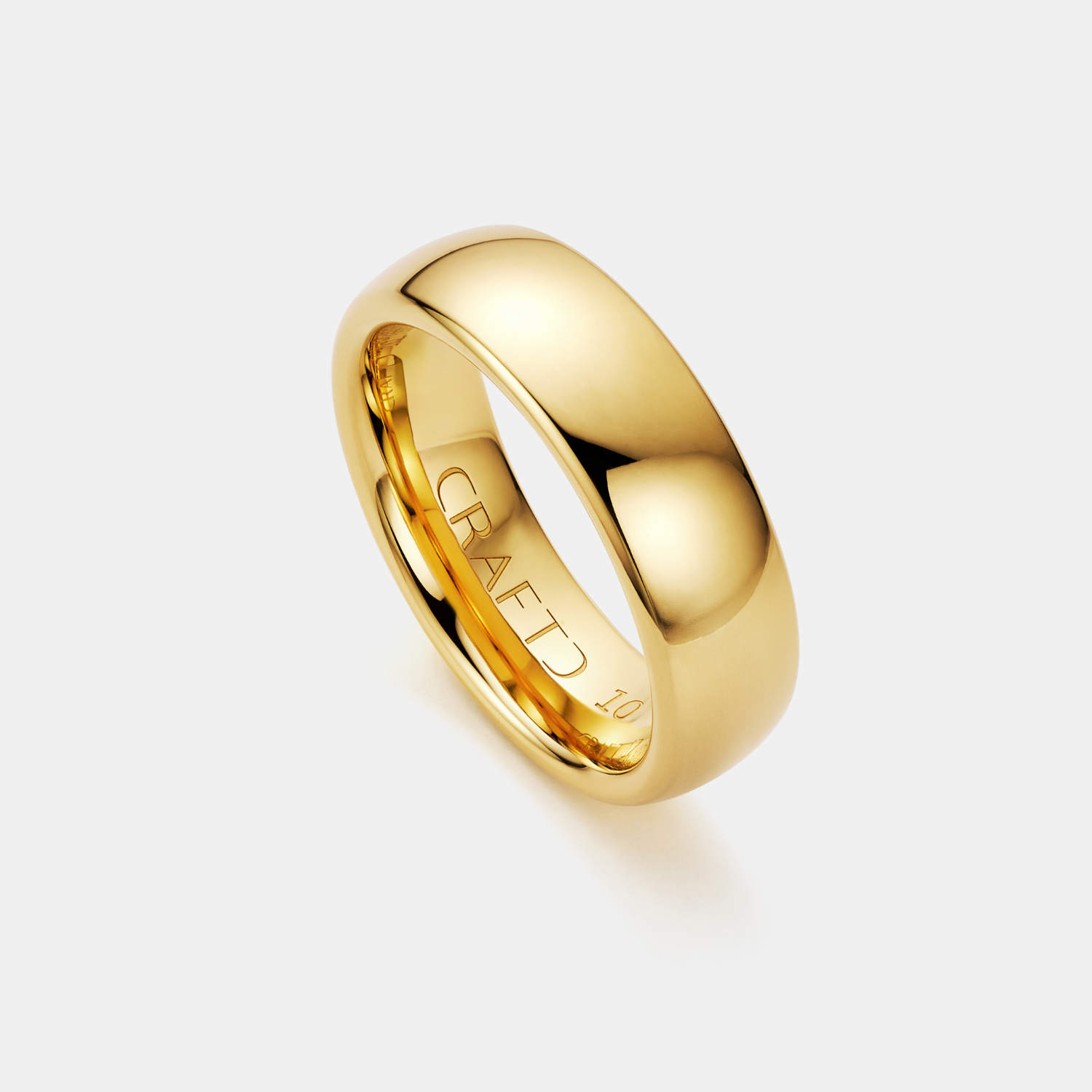 Rounded Ring (18ct Gold) 7mm