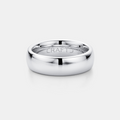 Rounded Ring (Silver) 7mm | Tungsten