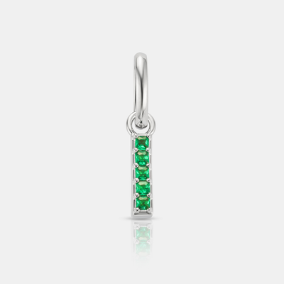 Mini Emerald Totem Silver