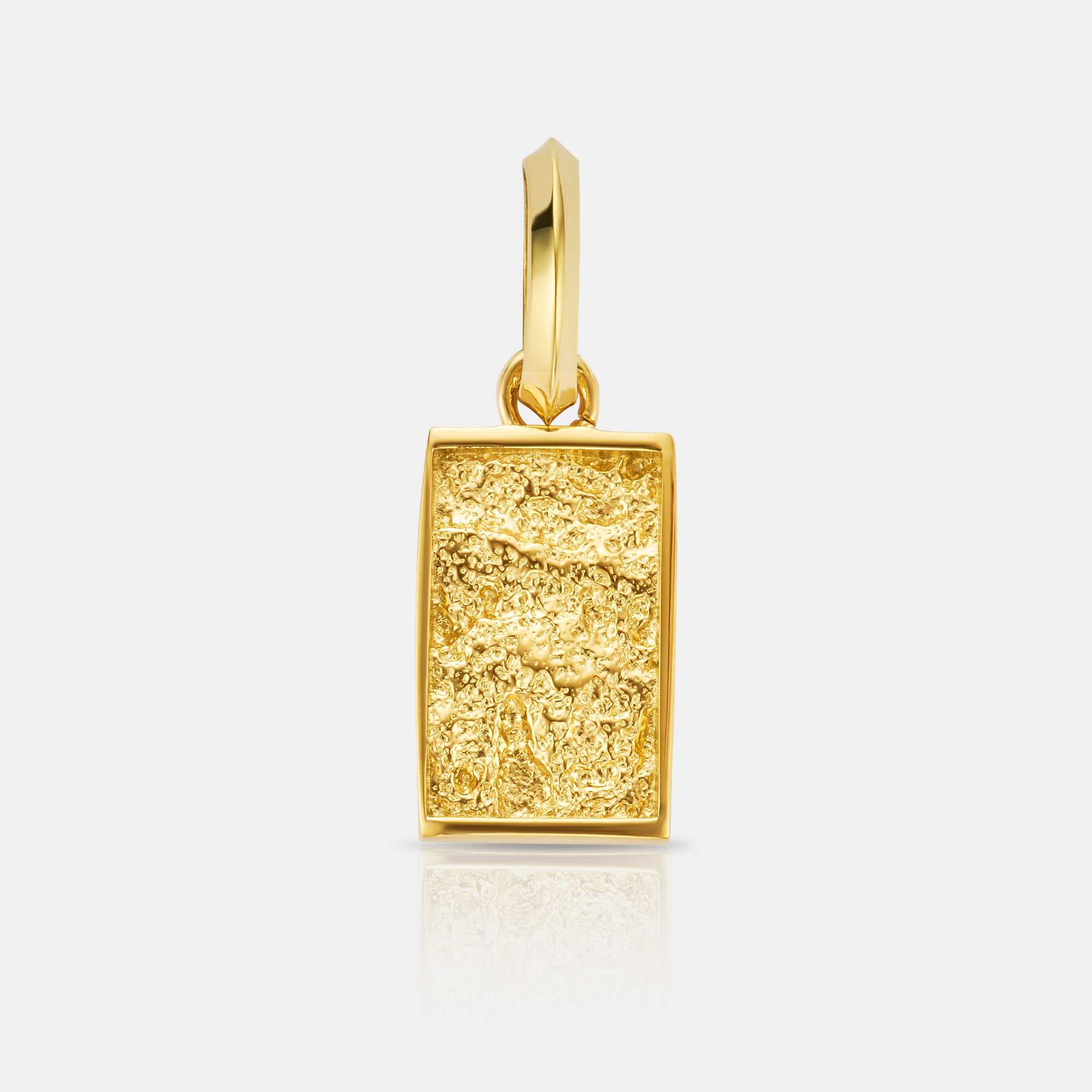 Mini Square Stone (Gold)
