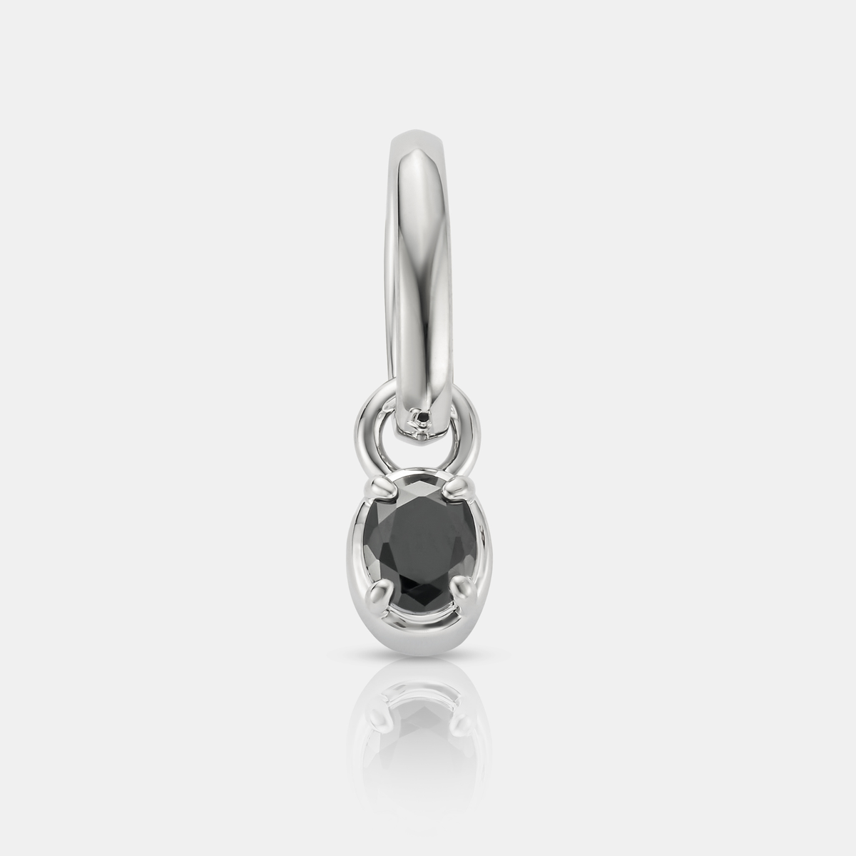 Mini Onyx Oval (Silver)
