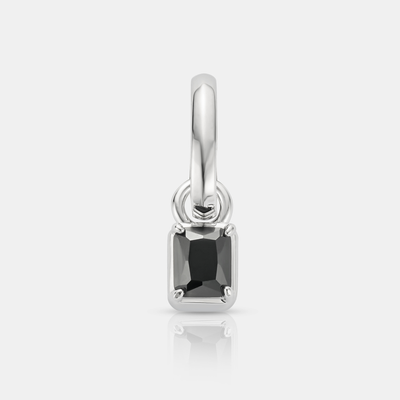 Mini Onyx Rectangle Silver