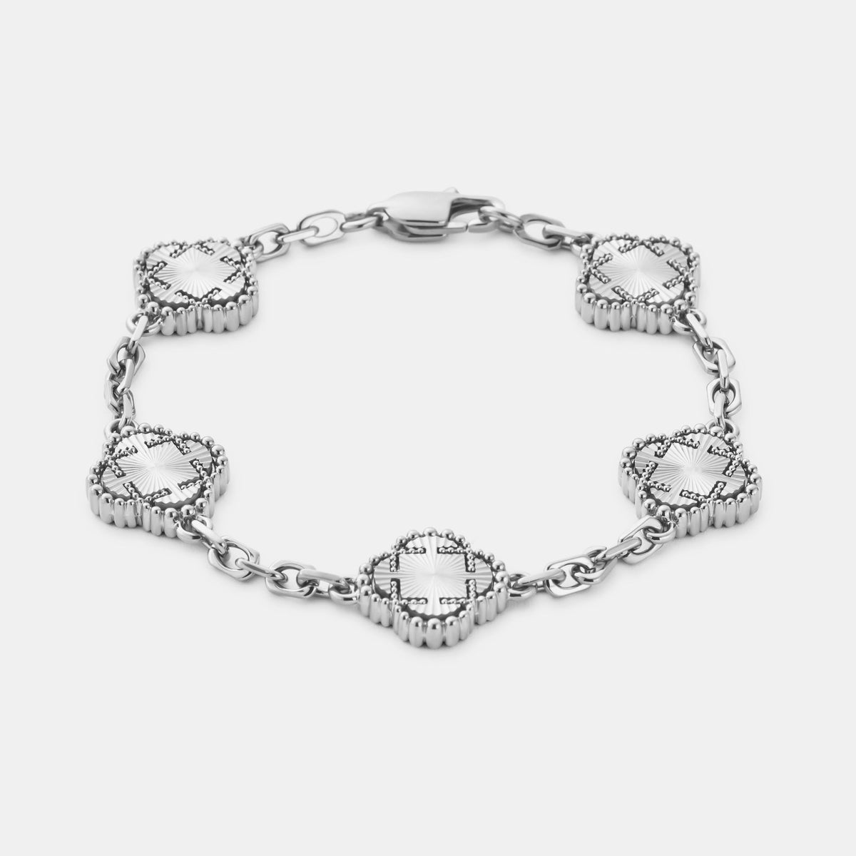 Clover Bracelet (Silver)