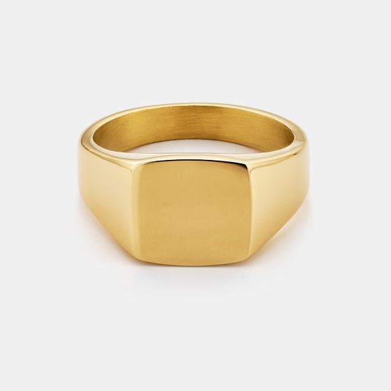Square Signet Ring (Gold)