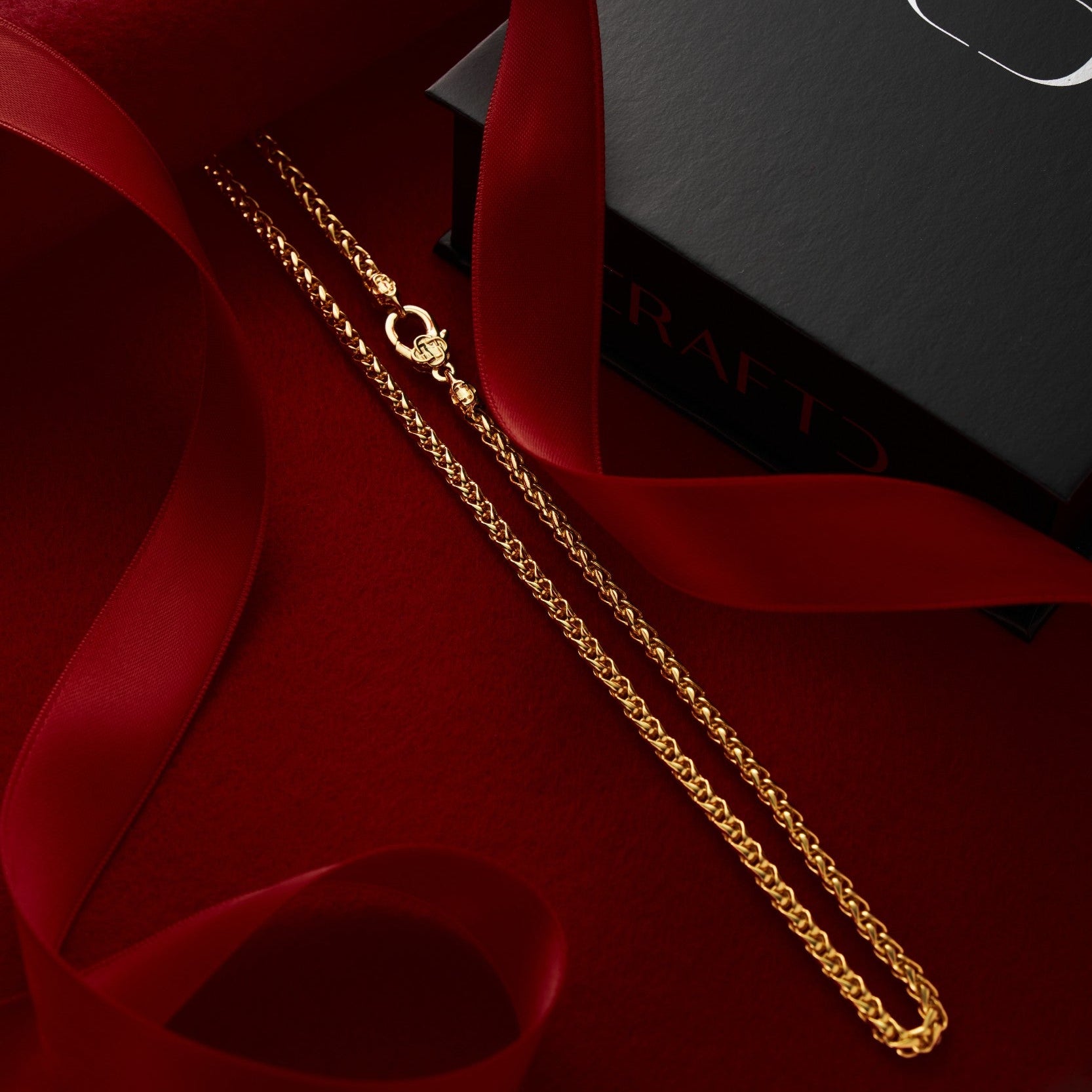 Wheat (18ct Gold) 3mm | Sterling Silver