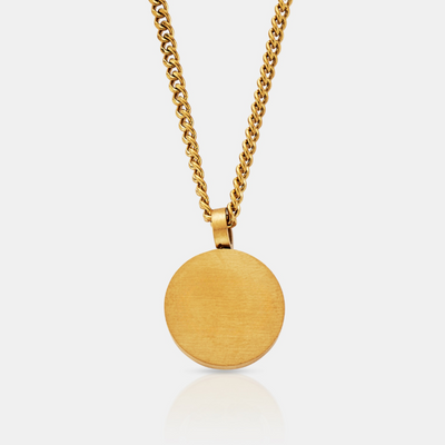 Round Totem Pendant (Gold)