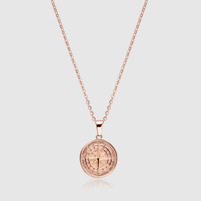 Compass Pendant (Rose Gold)