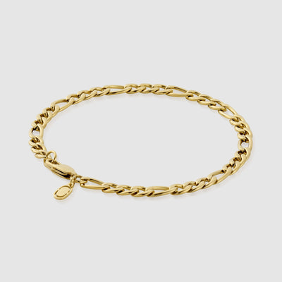 Figaro Bracelet (Gold) 5mm