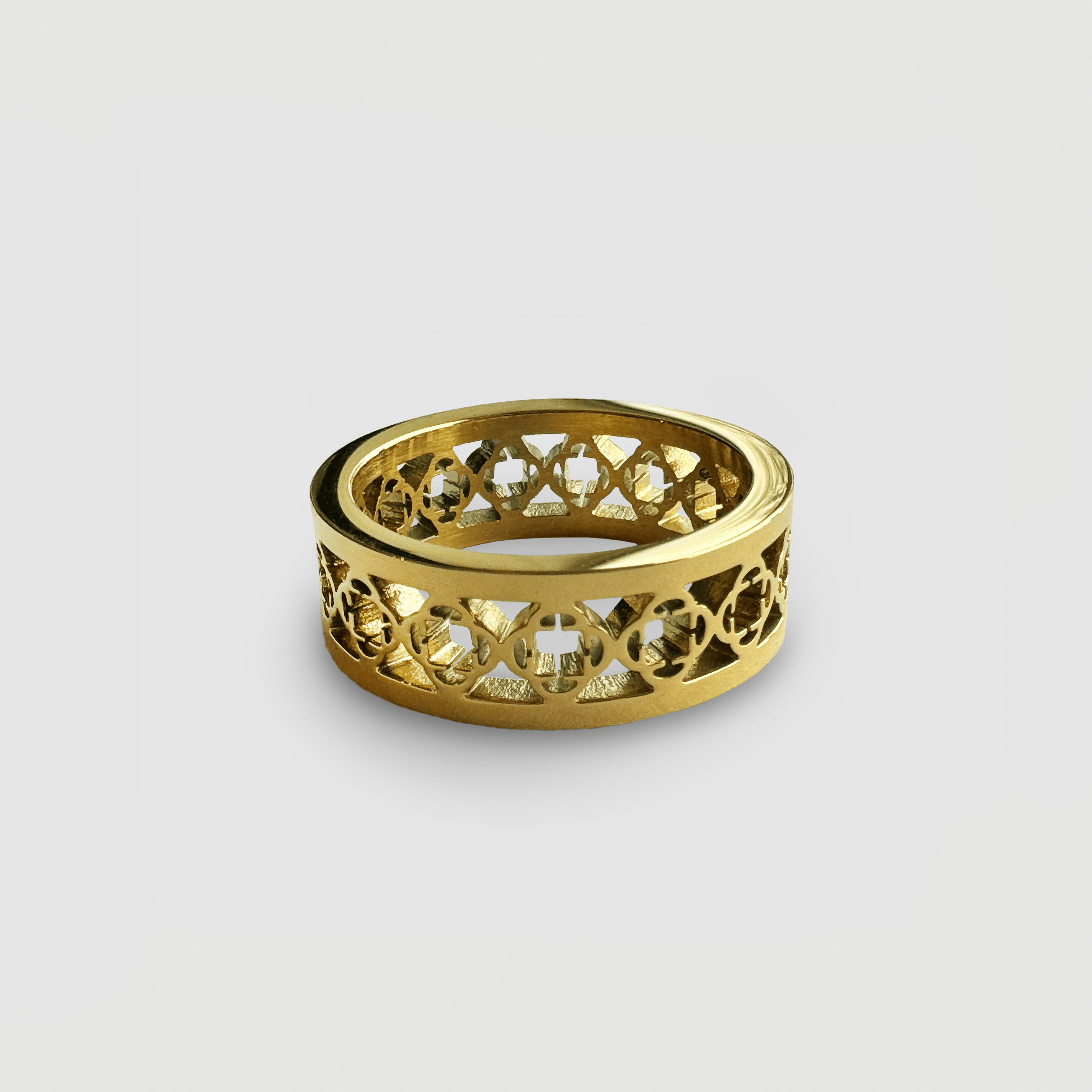 Clover Band Ring (Gold)