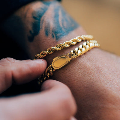 Rope Bracelet (Gold) 5mm