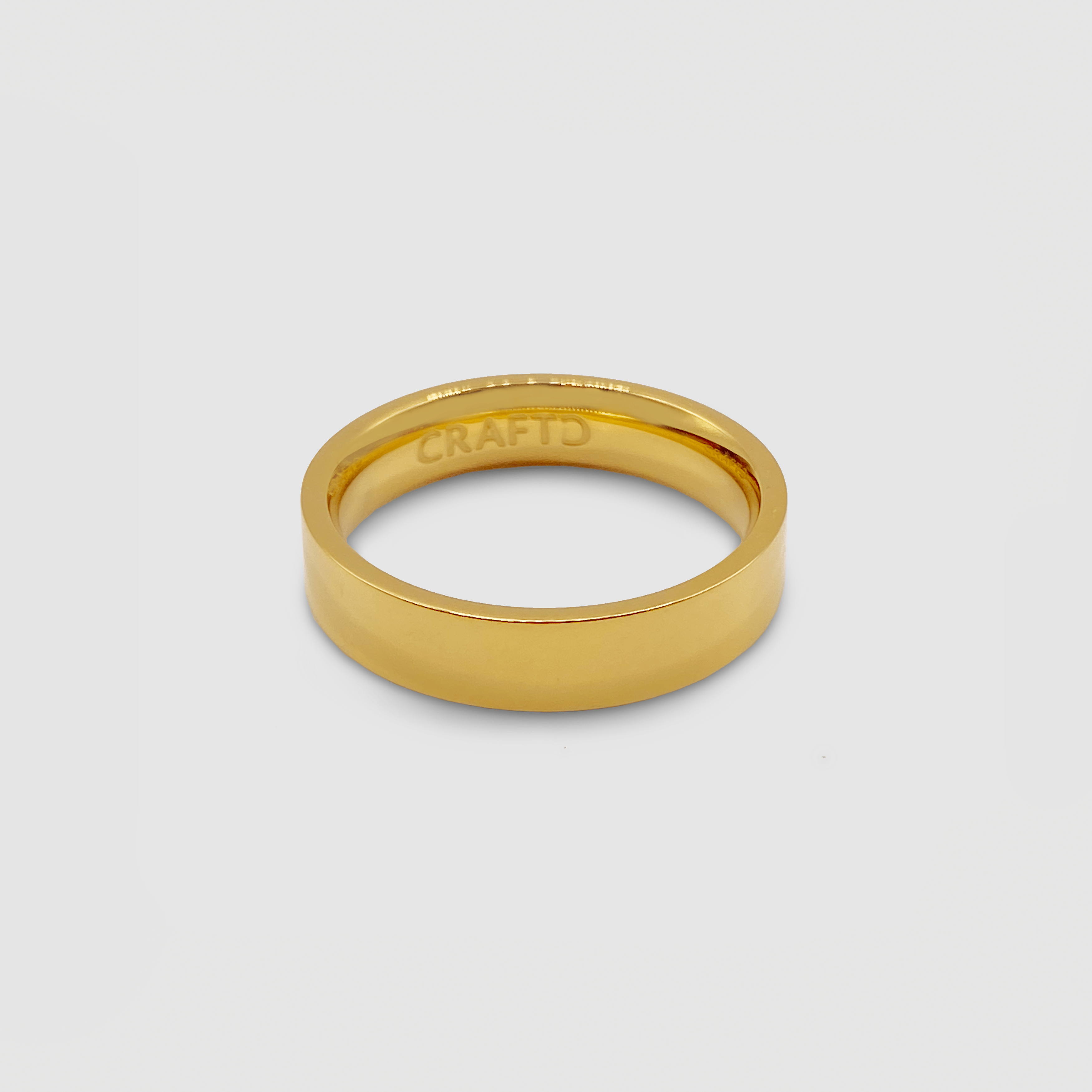 Flat Band Ring (Gold) 5mm