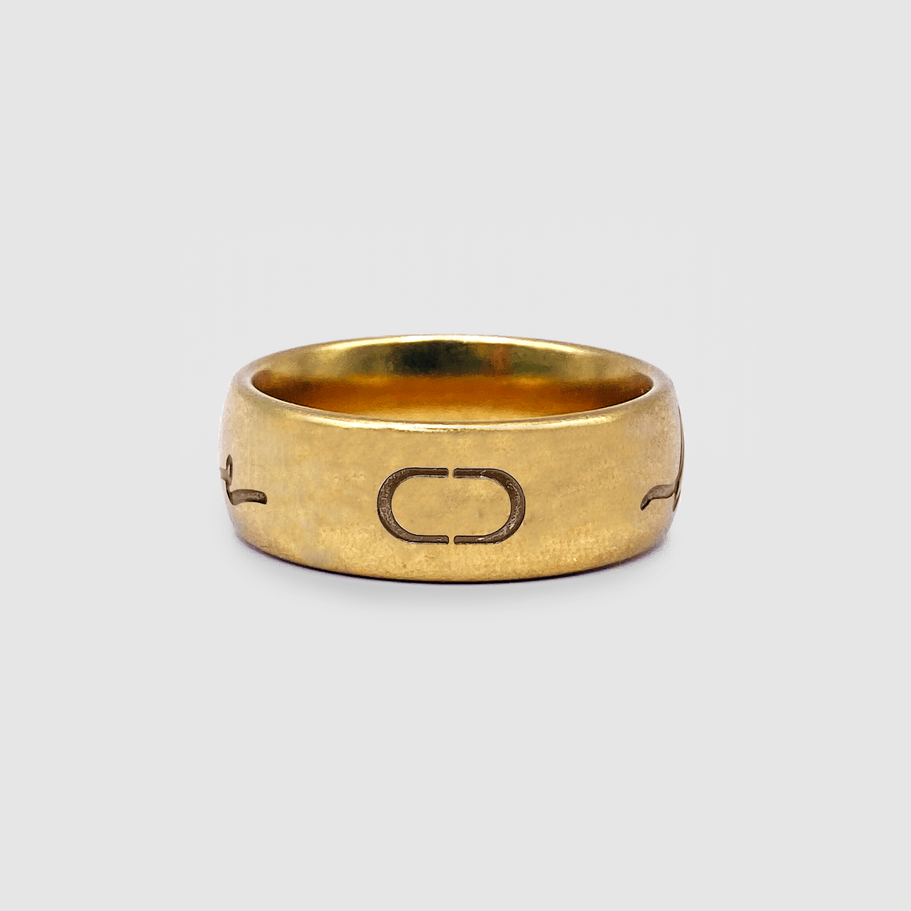 Live Free Band Ring (Gold)