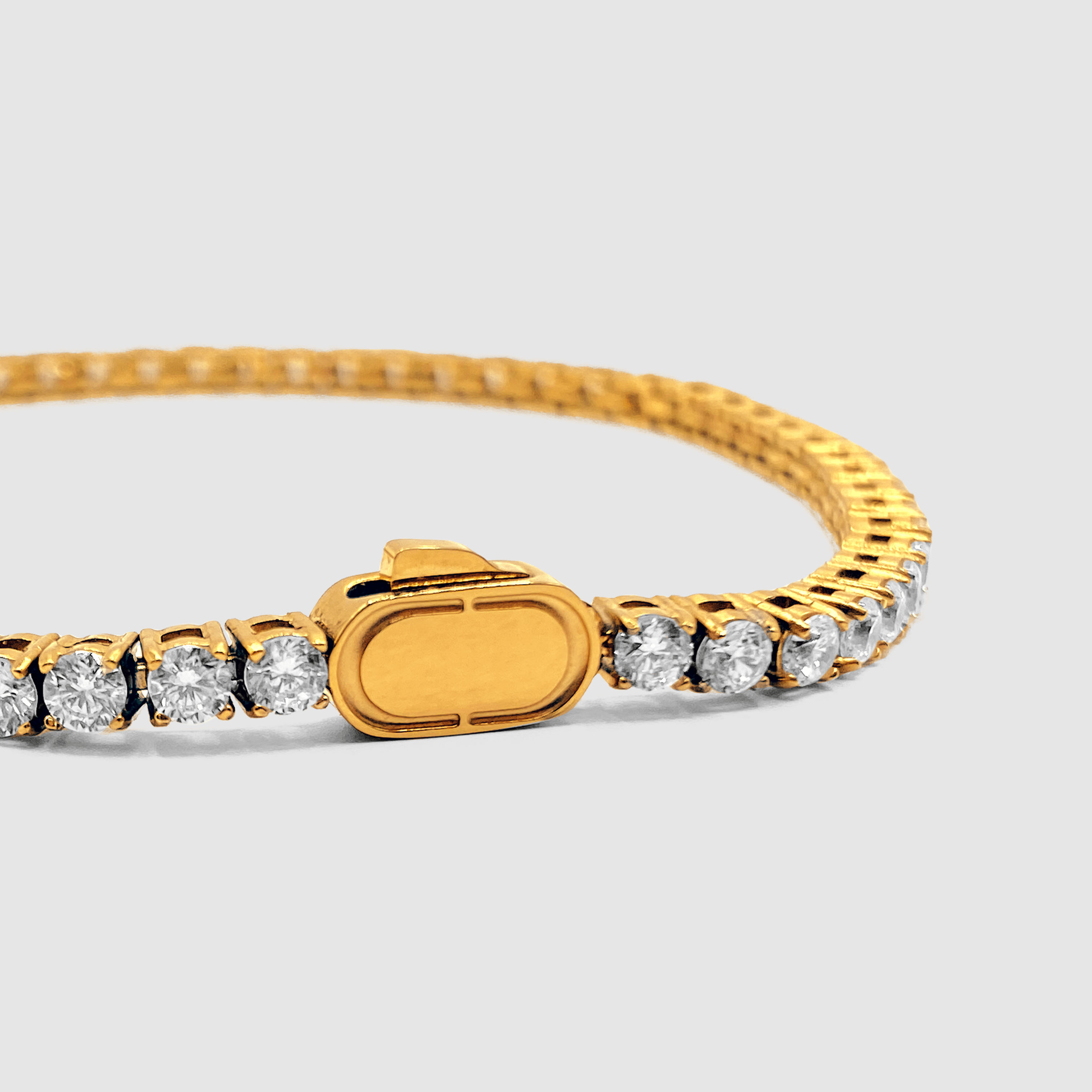 Tennis Bracelet (Gold) 3mm