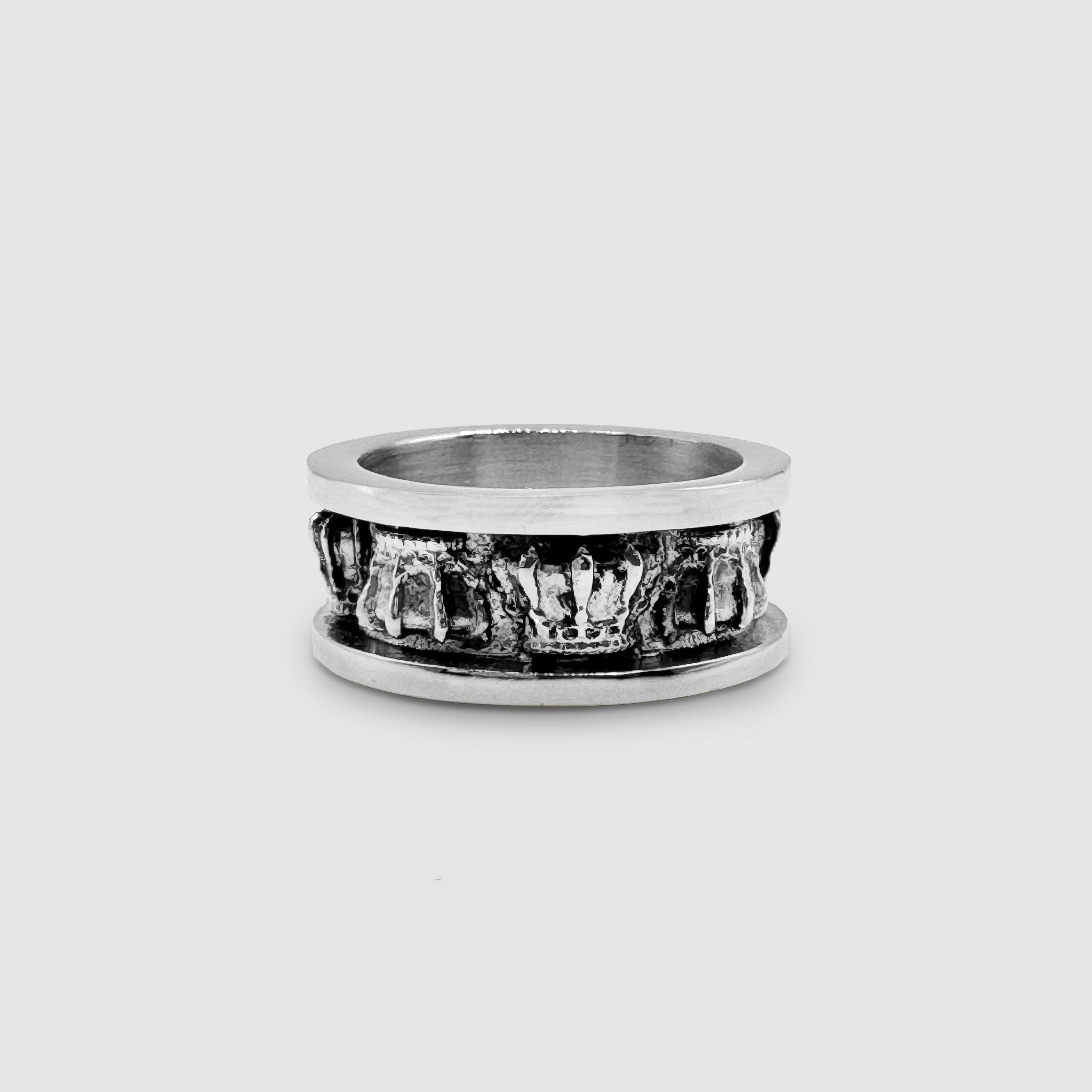 Crown Band Ring (Silver)