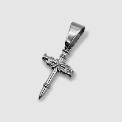 Nail Cross Pendant (Silver)