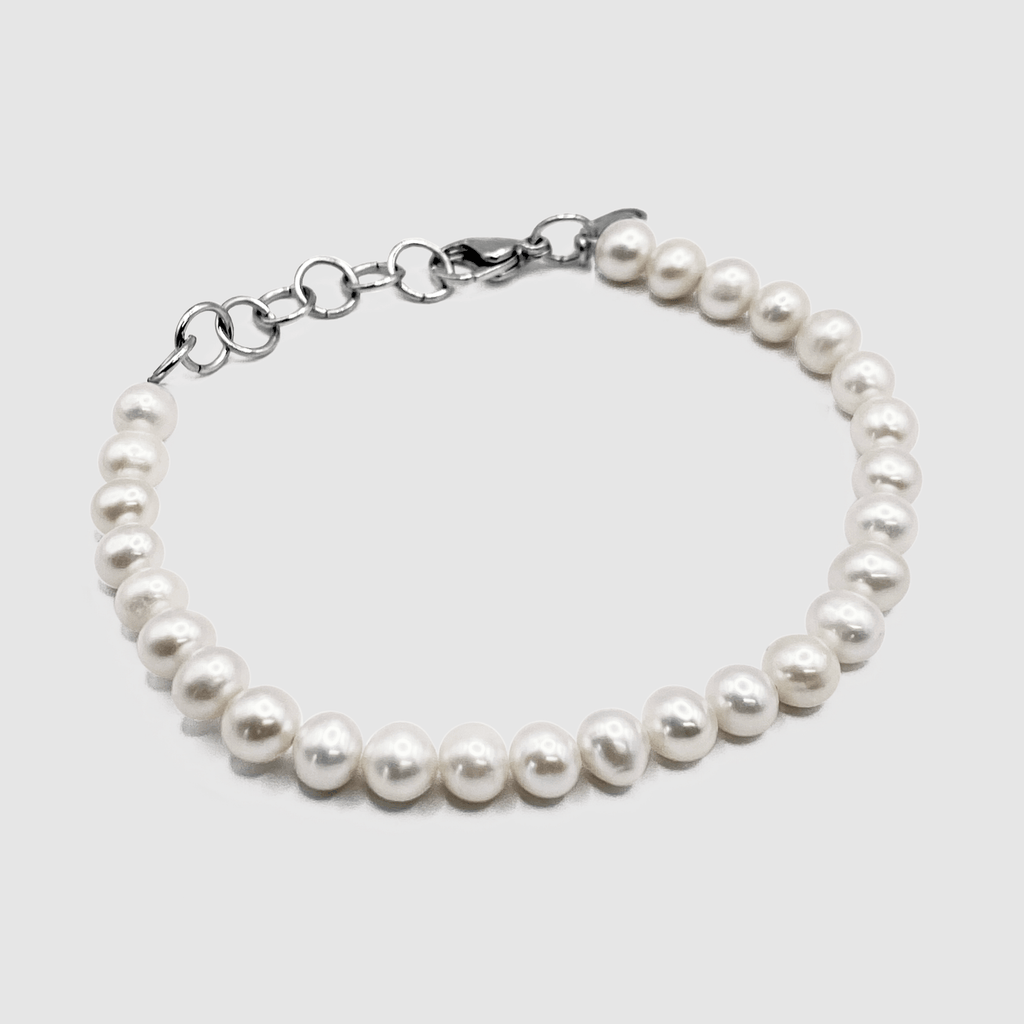 Rounded Real Pearl Bracelet
