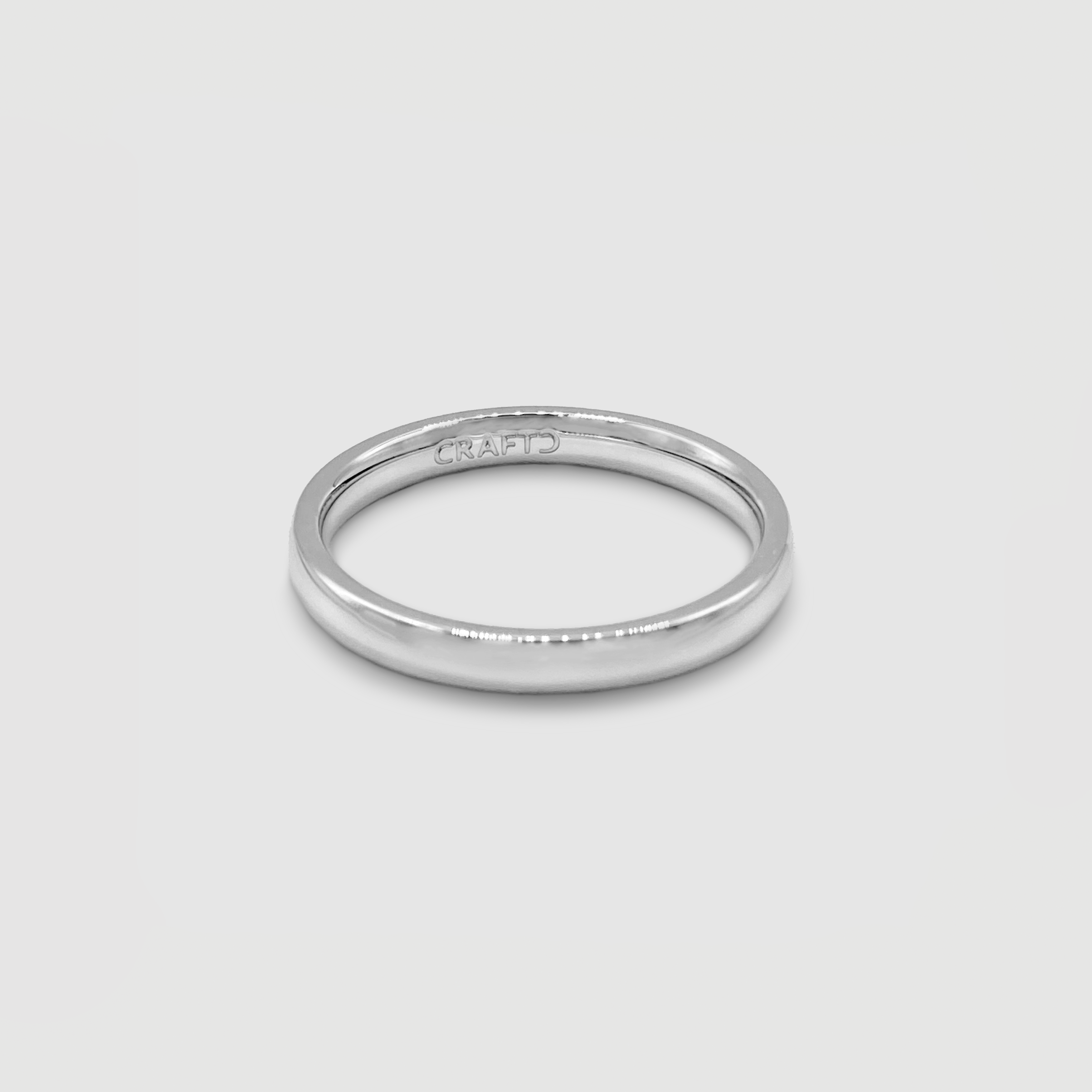 Round Band Ring (Silver) 3mm