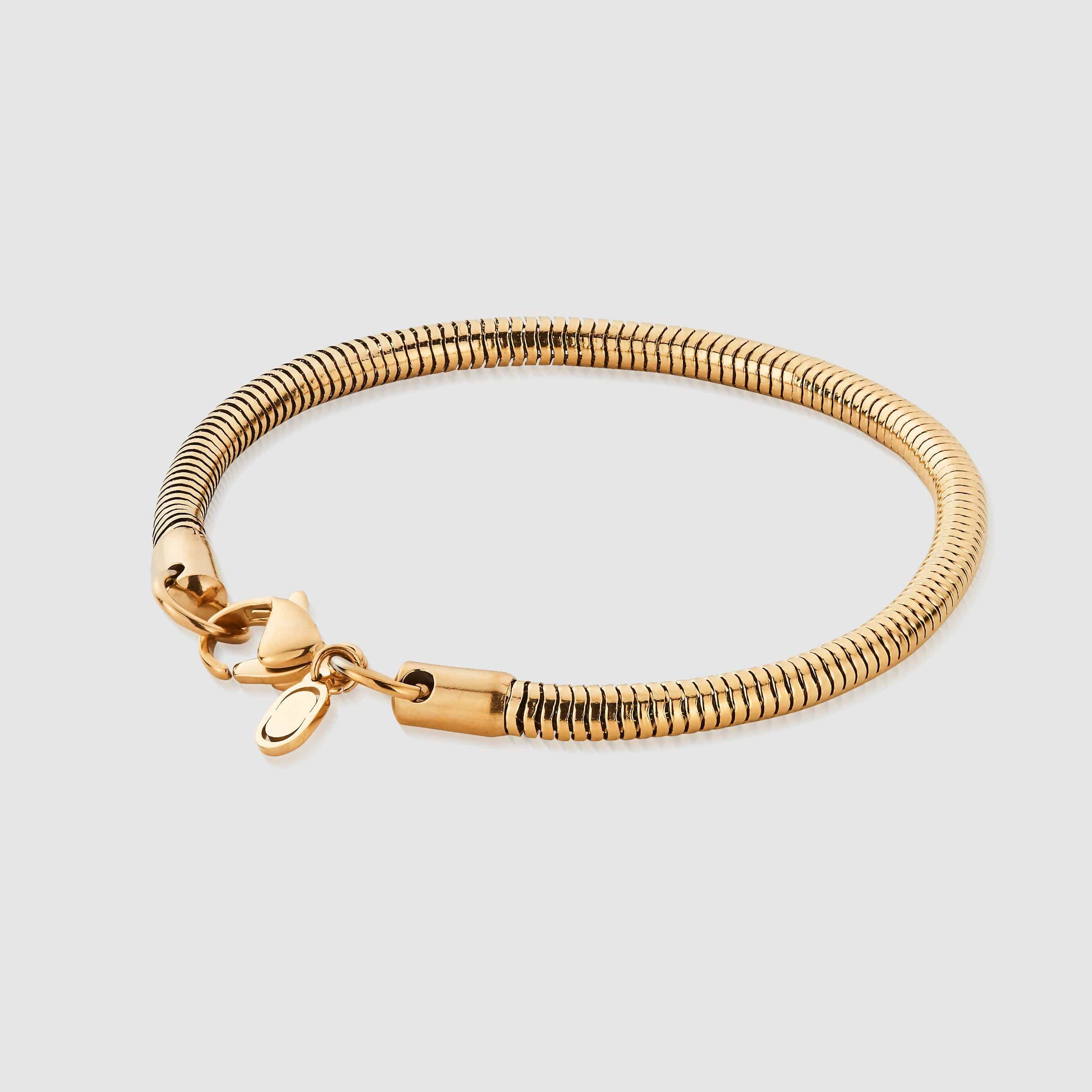 Snake Bracelet (Gold) 4mm