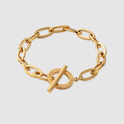 Toggle Belcher Bracelet (Gold)