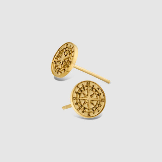 Compass Earring (Gold)