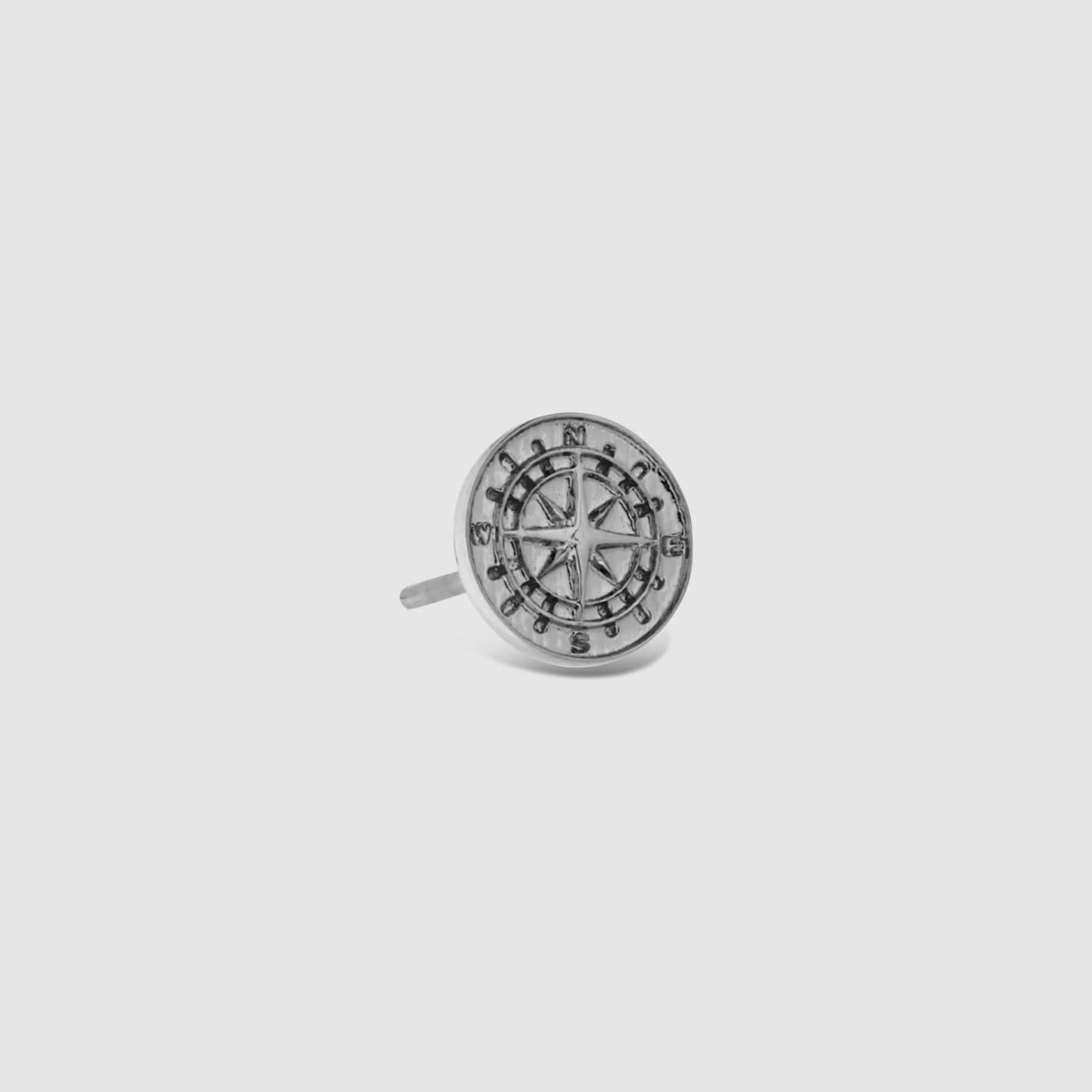 Compass Earring (Silver)